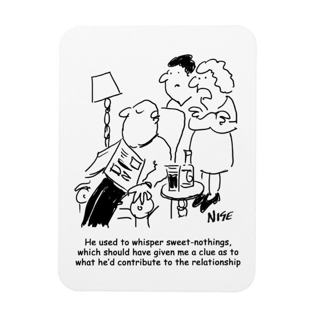 Früher flüsterte er "süße Nylons" Magnet (Vertikal)