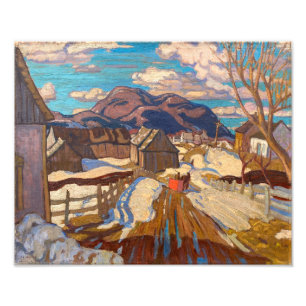 Früher Frühling, Quebec A. Y. Jackson Fotodruck