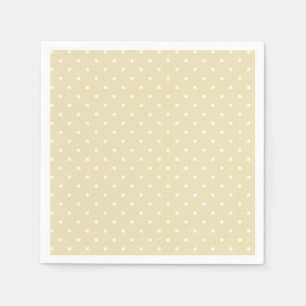 Früher Herbst Polka Dots Klassiker Goldenes Weiz Serviette