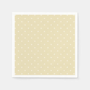 Früher Herbst Polka Dots Mikro Goldenes Weizen Serviette