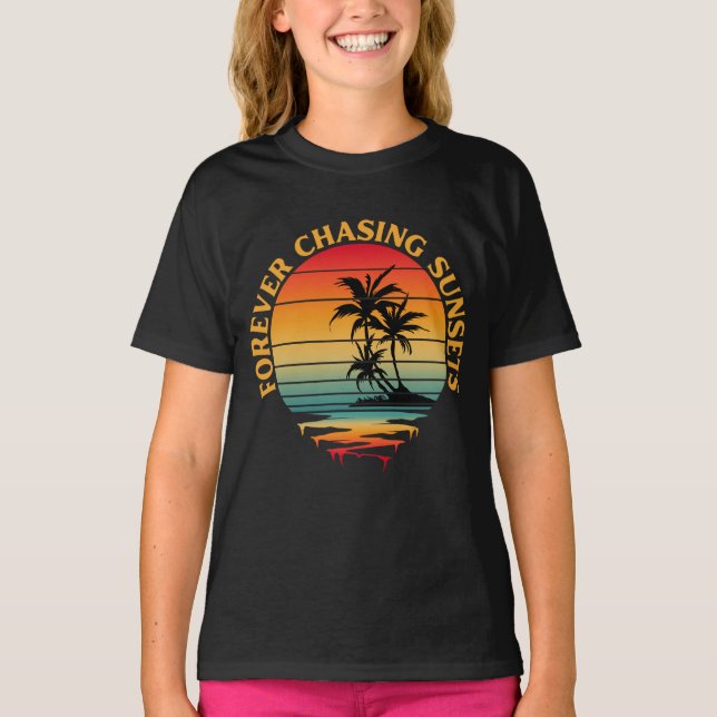 FRÜHER KASSE SUNSETS T - Shirt (Vorderseite)