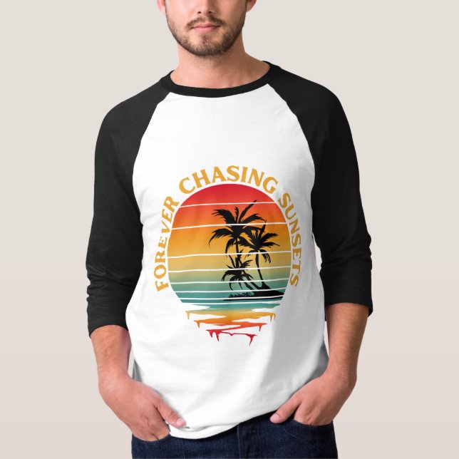 FRÜHER KASSE SUNSETS T - Shirt (Vorderseite)