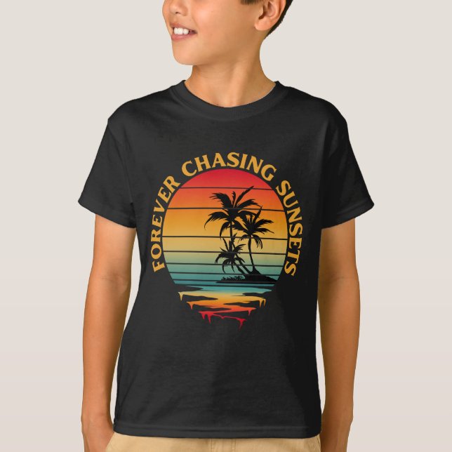 FRÜHER KASSE SUNSETS T - Shirt (Vorderseite)