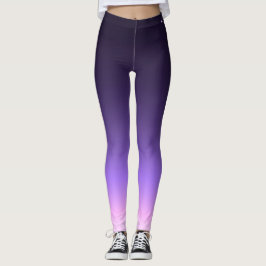 Früher lila Sonnenaufgang Leggings