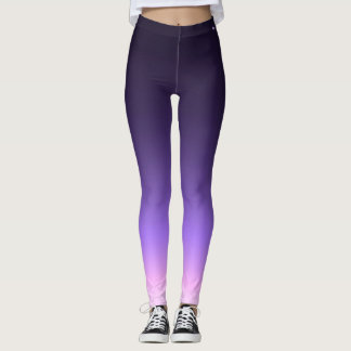 Früher lila Sonnenaufgang Leggings