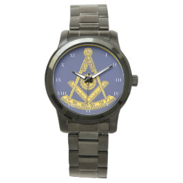 Früher Master Freemason Square und Compass Masonic Armbanduhr