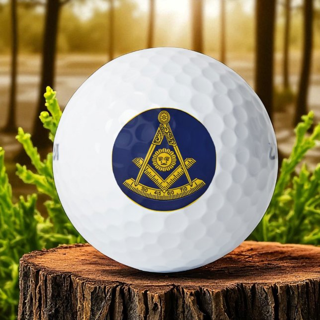 Früher Master Freemason Square und Compass Masonic Golfball (Von Creator hochgeladen)