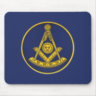 Früher Master Freemason Square und Compass Masonic Mousepad