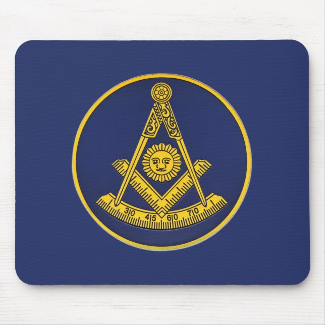 Früher Master Freemason Square und Compass Masonic Mousepad (Vorne)