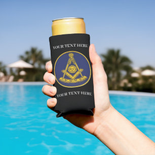 Früher Meister Freemason Compass Masonic Mauerwerk Selters Dosenkühler
