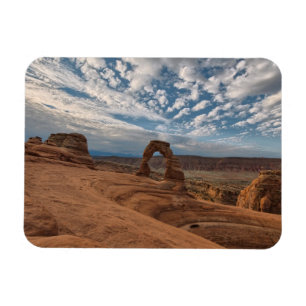 Früher Morgen am empfindlichen Bogen Magnet