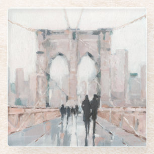 Früher MorgenStroll - New York Glasuntersetzer