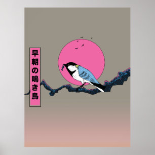 Früher Morgenvogel Poster