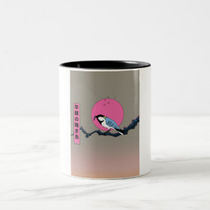 Früher Morgenvogel Zweifarbige Tasse
