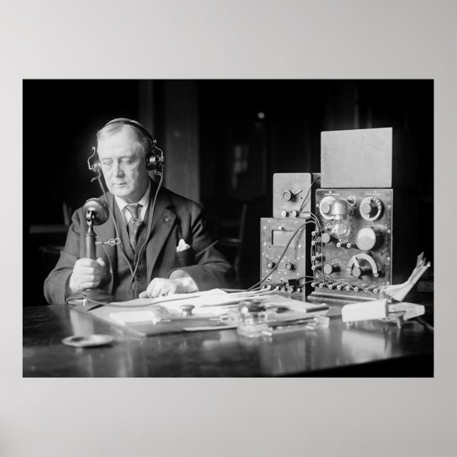 FRÜHER RADIO PIONEER 1923 POSTER (Vorne)