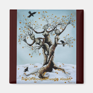 Früher Schnee Magnet