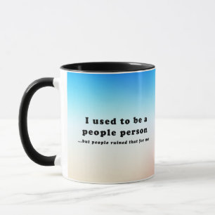 Früher war ich ein Mensch.. Tasse