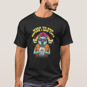 Früher zum Nickerchen bevor ich Katzen hatte Kat T-Shirt