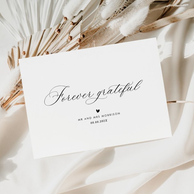 FRÜHERE GRATEFUL | Hochzeit Dankeschön Karte (Von Creator hochgeladen)