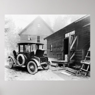 Frühes elektrisches Auto: 1919 Poster