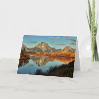 Frühes Licht in Wyoming an Oxbow Biegung