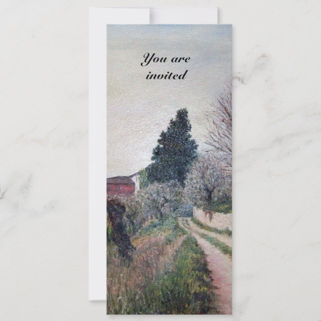 FRÜHESTFRÜHSTÜCKSSPRING LANDSCAPE Party Program Einladung (Vorderseite)