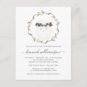 Frühgeborene  Östliche Kinderdusche Einladung