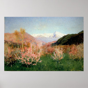 Frühjahr 1890 in Italien Poster