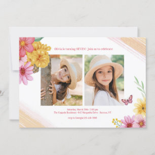 Frühjahr 2 Foto Einladung