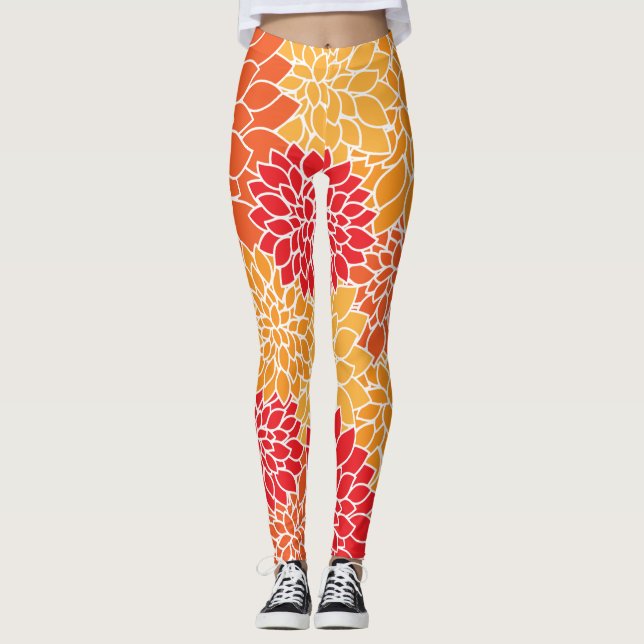 Frühjahr Abstrakt Leggings (Vorderseite)