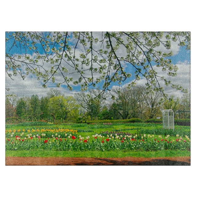 Frühjahr an Elizabeth-Park Schneidebrett (Vorderseite)