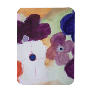 Frühjahr Anemones Flexible Foto Magnet