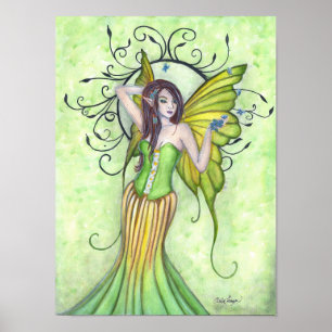 Frühjahr Ankunft Märchen Kunst, Dichtung und Musik Poster