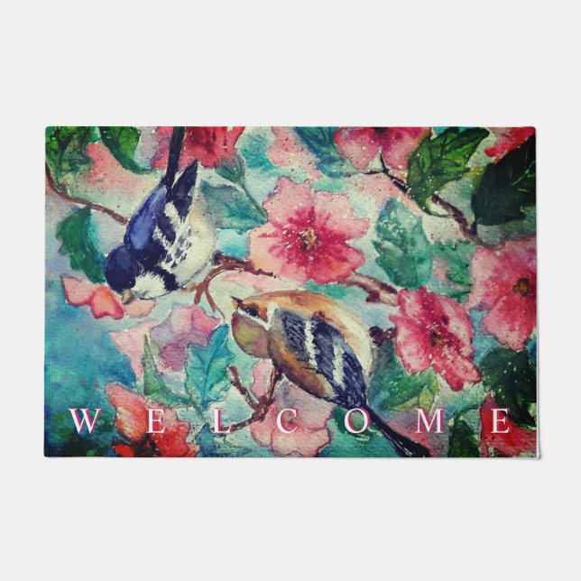 Frühjahr Birds Doormat Fußmatte (Vorderseite)