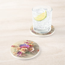 Frühjahr blüht 3D-Grußkarte - Lebhafte Rose