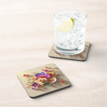 Frühjahr blüht 3D-Grußkarte - Lebhafte Rose