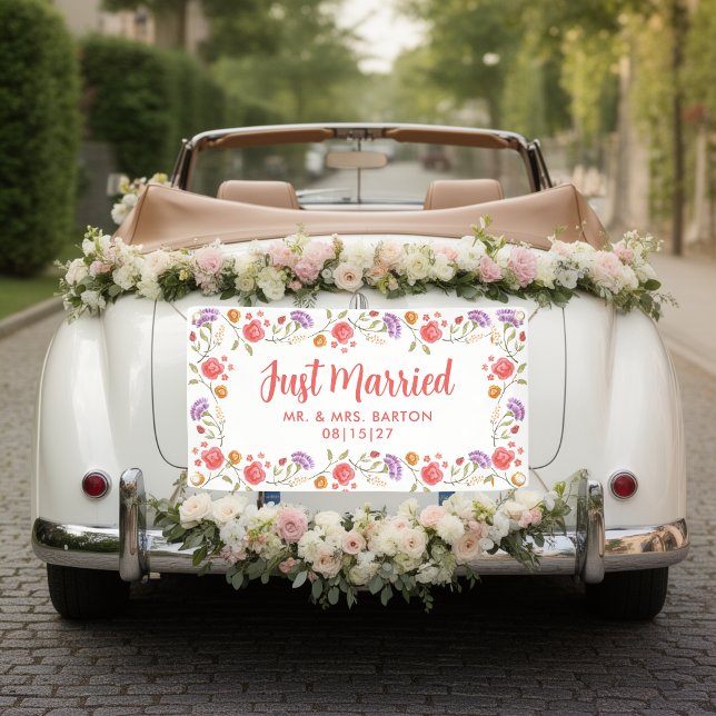 Frühjahr blüht nur verheiratet Auto-Banner Banner (Von Creator hochgeladen)