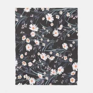 Frühjahr Daisy floral Nahtloses Design Fleecedecke