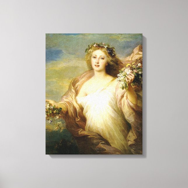 Frühjahr durch Winterhalter Leinwanddruck (Vorderseite)