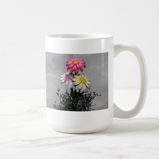 Frühjahr-Gänseblümchen Tasse (Rechts)