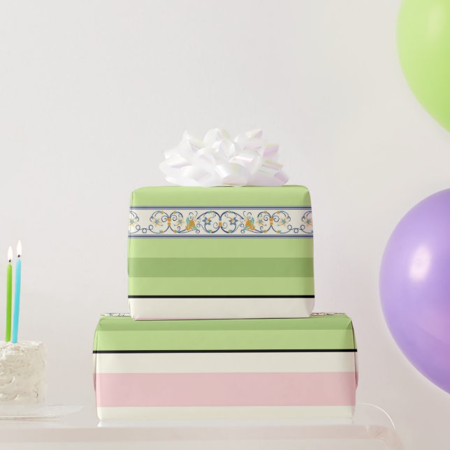 Frühjahr Geschenkpapier (Partygeschenke)