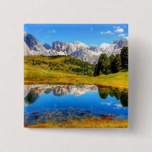 Frühjahr Grünes Foto Frühjahr Berg Button