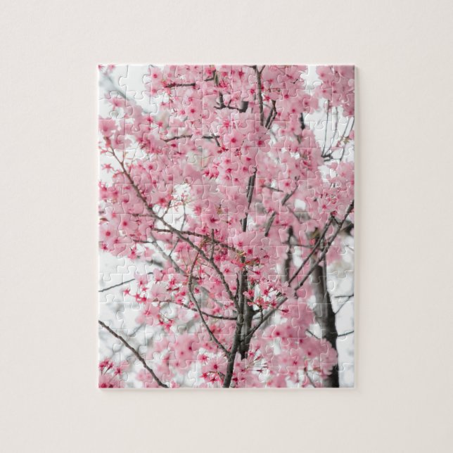 Frühjahr Hanami Festival, Kirschblüten Puzzle (Vertikal)