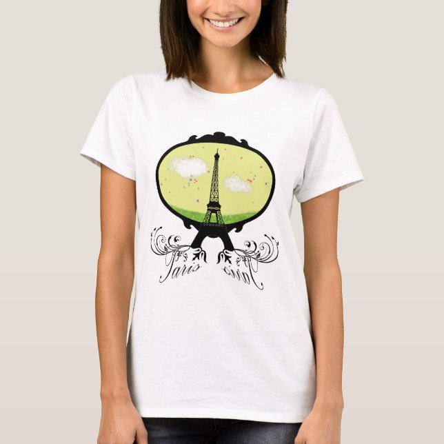 Frühjahr in Paris T-Shirt (Vorderseite)