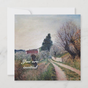 FRÜHJAHR IN VERNALESE / Toskana-Landschaft Einladung