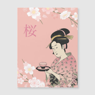 Frühjahr Magnetkarte