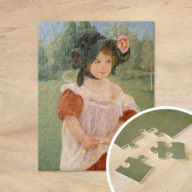 Frühjahr: Margot Stehend im Garten | Mary Cassatt Puzzle (Von Creator hochgeladen)
