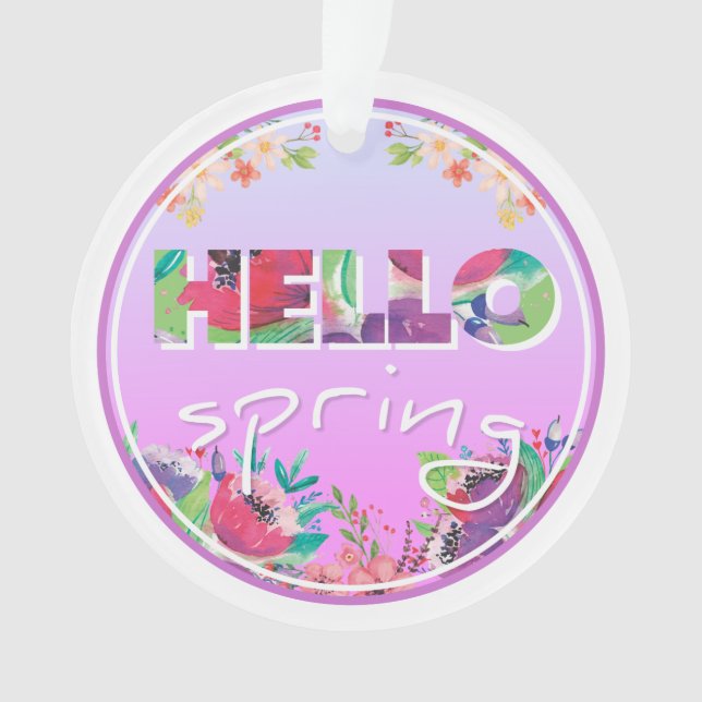 Frühjahr Ornament (Vorderseite)