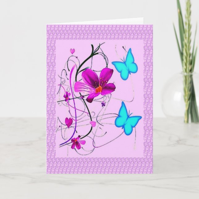 Frühjahr - Osterkarte Feiertagskarte (Vorderseite)