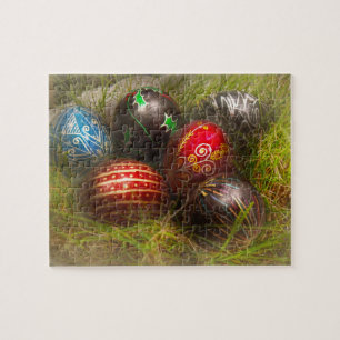 Frühjahr - Ostern - Ostereier Puzzle